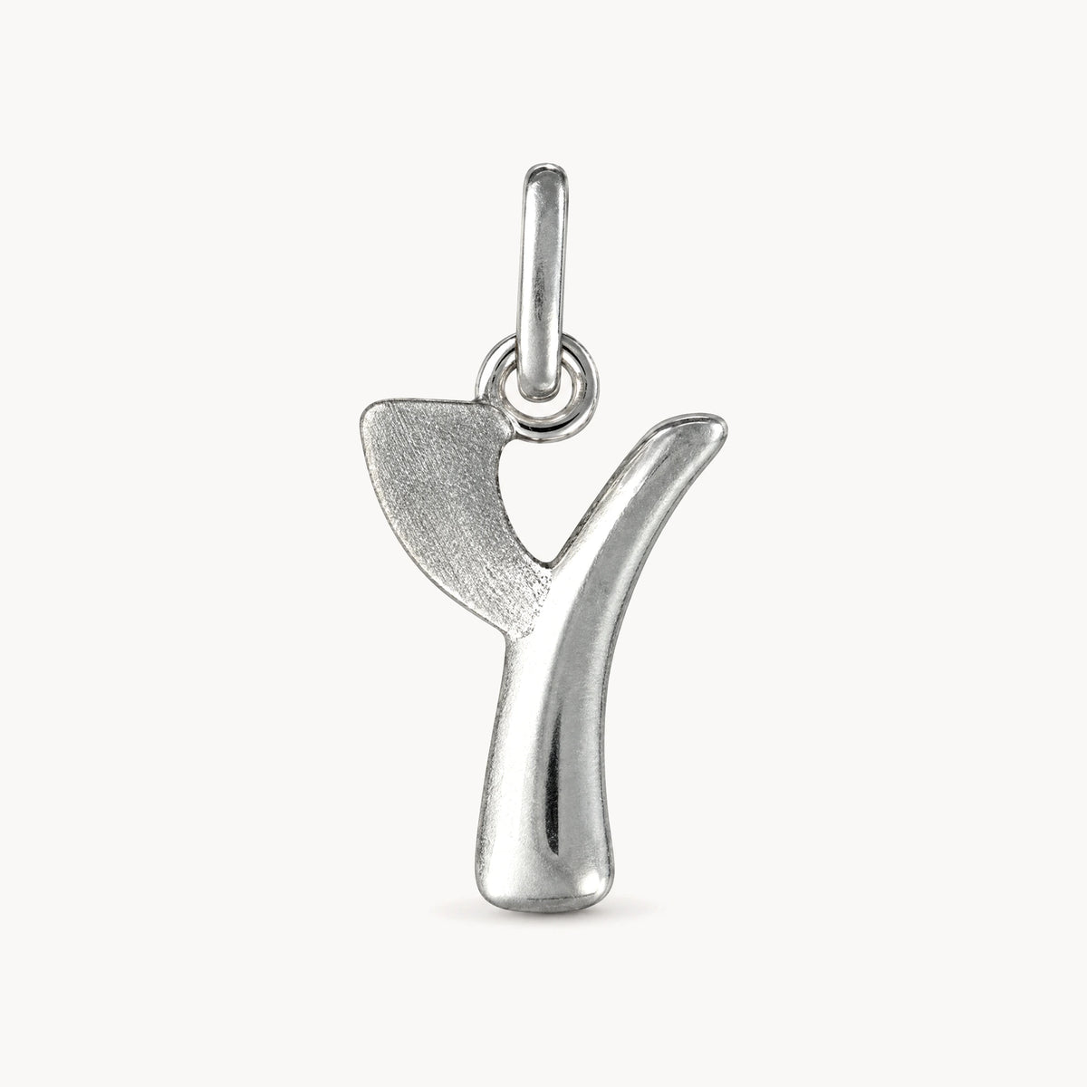 Buchstabenanhänger in 925er Silber – Buchstabe Y