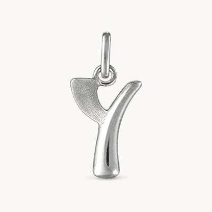 Buchstabenanhänger in 925er Silber – Buchstabe Y