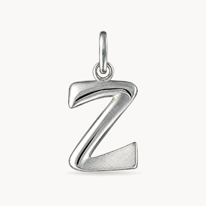 Buchstabenanhänger in 925er Silber – Buchstabe Z