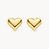 Ohrstecker „Herz“ in 333er Gelbgold