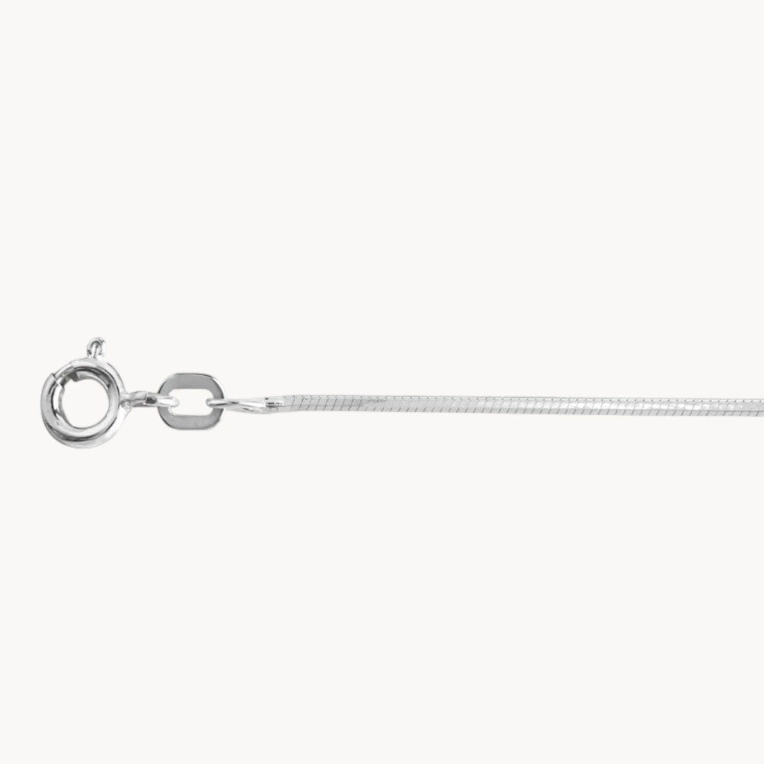 Collierkette Schlange diamantiert, 1,2 mm