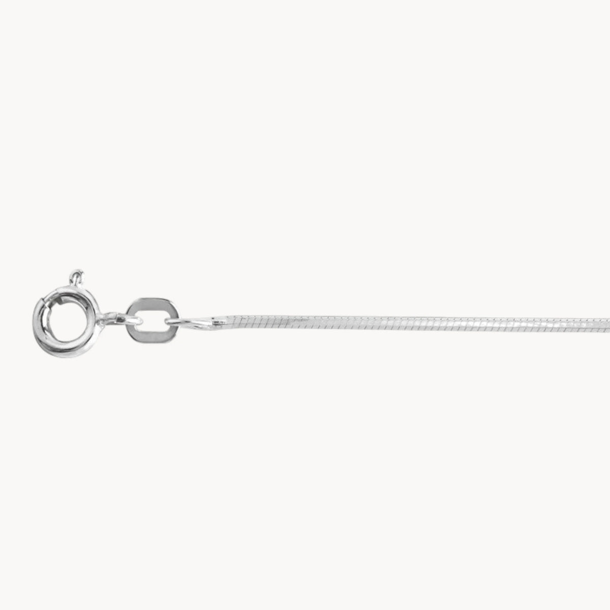 Collierkette Schlange diamantiert, 1,2 mm