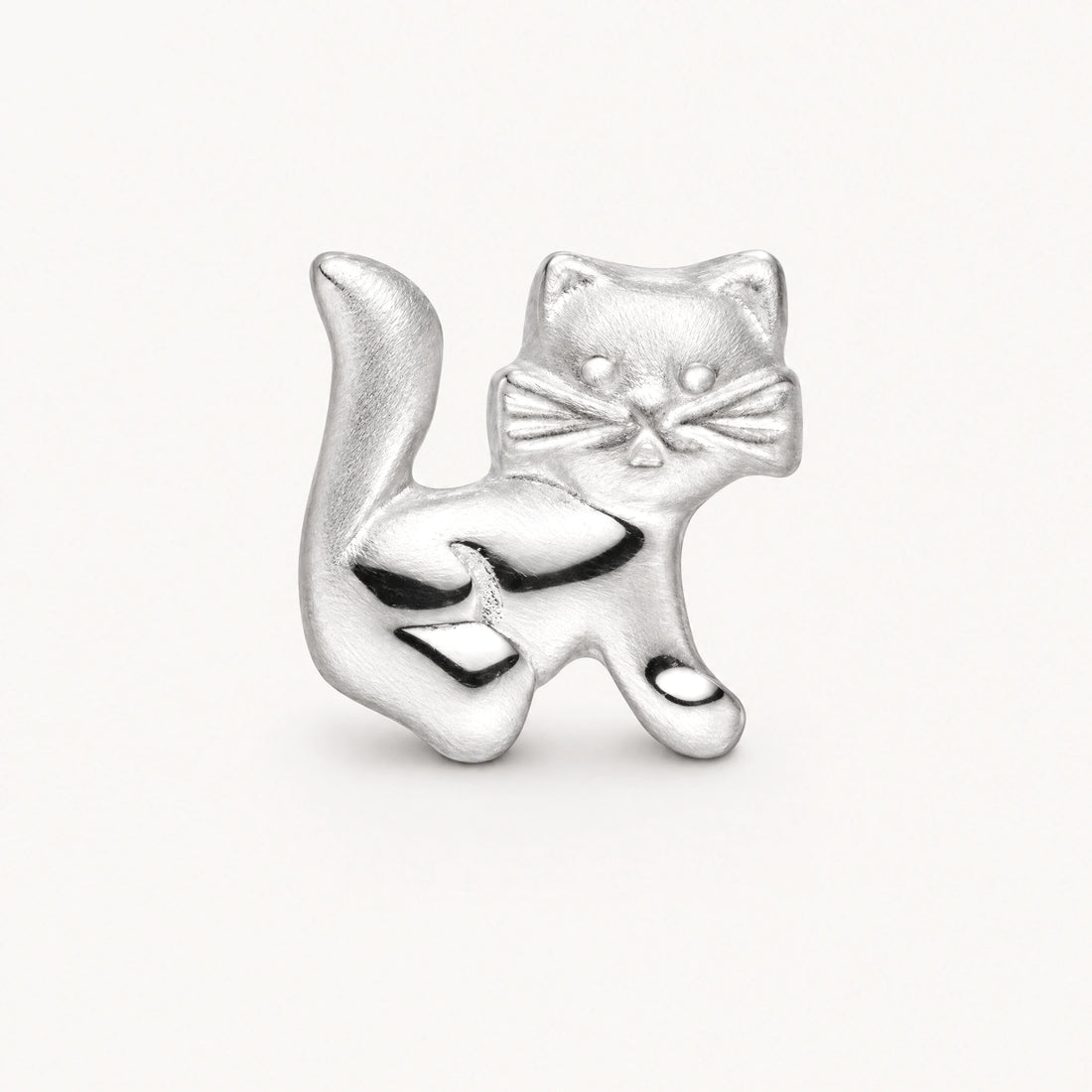 Ohrstecker „Katze“ in 925er Silber