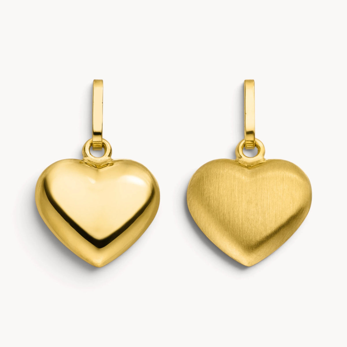 Herzanhänger in Gold &amp; Silber