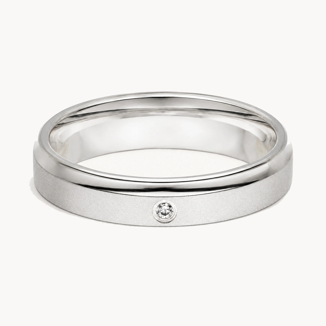 Freundschaftsring in 925er Silber mit Zirkonia