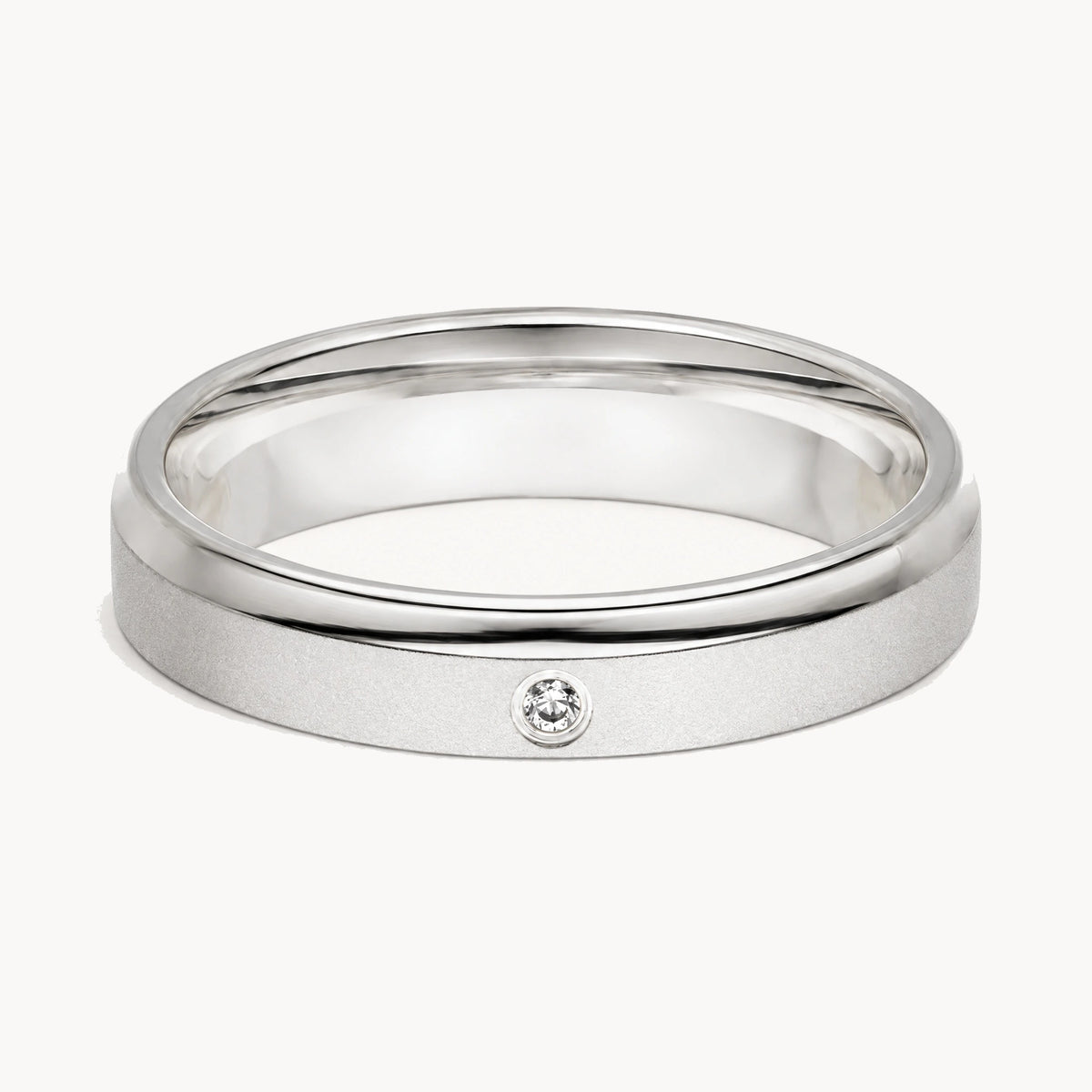 Freundschaftsring in 925er Silber mit Zirkonia