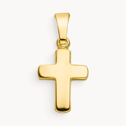 Kreuzanhänger in Gelbgold