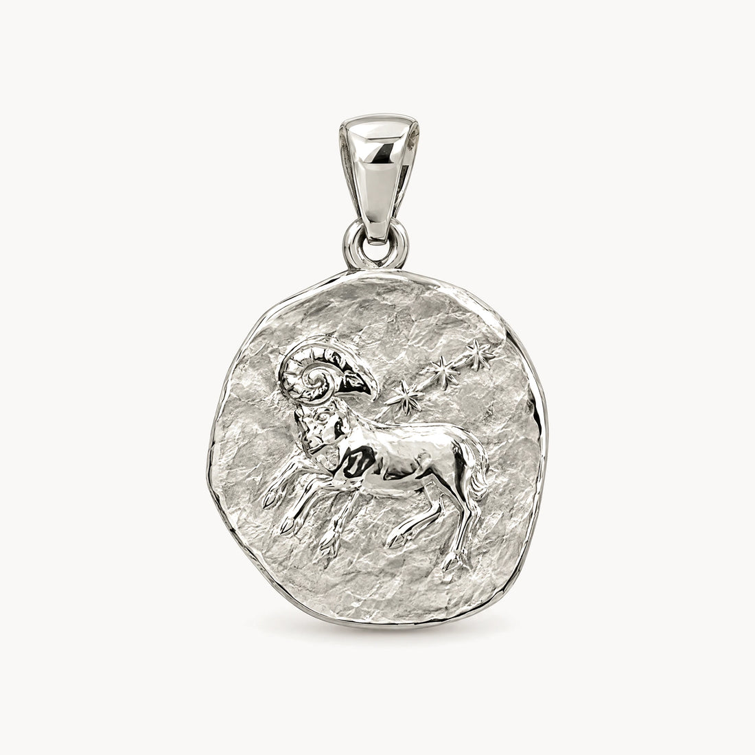 Sternzeichenanhänger in 925er Silber &amp; 333er Gelbgold – 925 Silber, Sternzeichen Widder