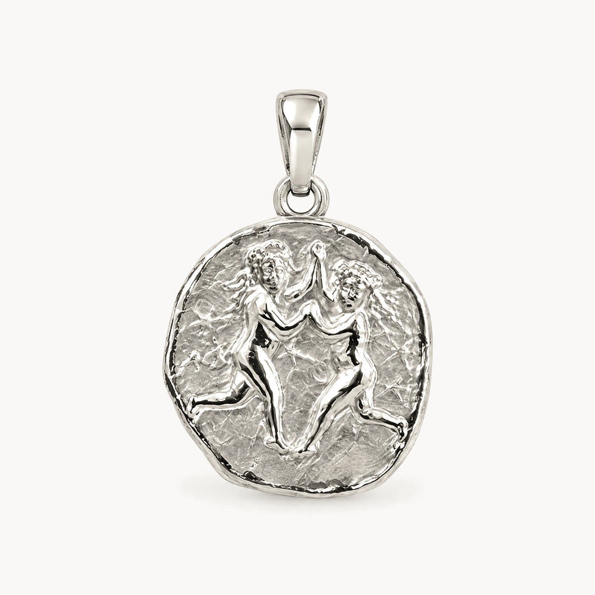 Sternzeichenanhänger in 925er Silber &amp; 333er Gelbgold – 925 Silber, Sternzeichen Zwillinge