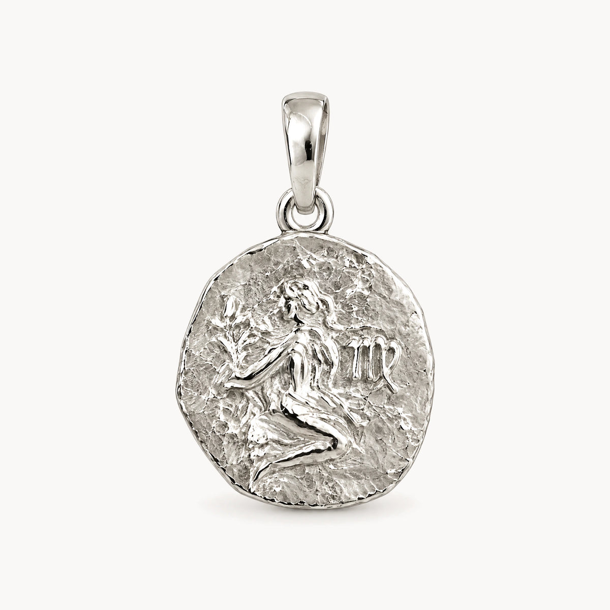 Sternzeichenanhänger in 925er Silber &amp; 333er Gelbgold – 925 Silber, Sternzeichen Jungfrau