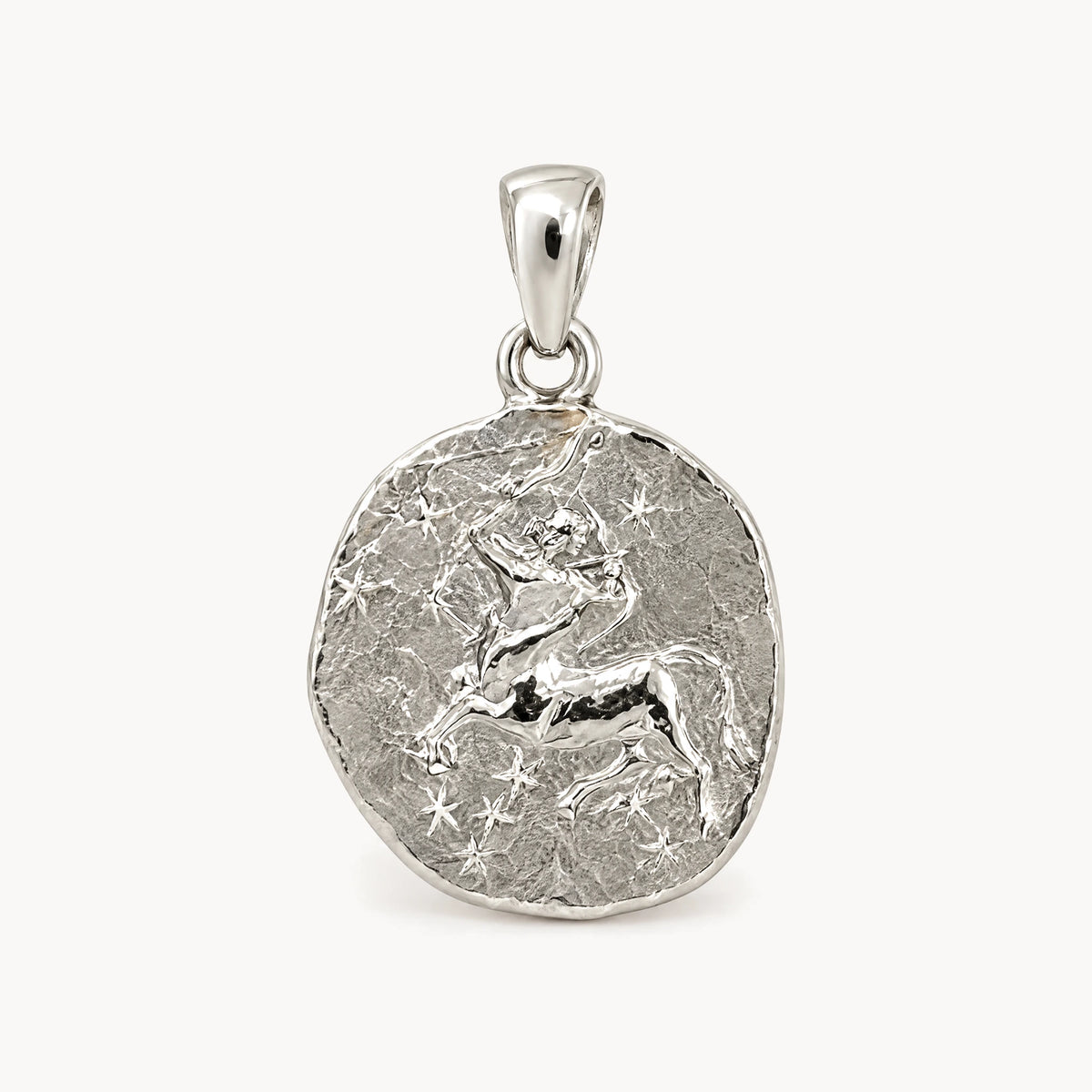 Sternzeichenanhänger in 925er Silber &amp; 333er Gelbgold – 925 Silber, Sternzeichen Schütze