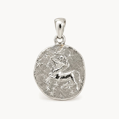 Sternzeichenanhänger in 925er Silber &amp; 333er Gelbgold – 925 Silber, Sternzeichen Schütze