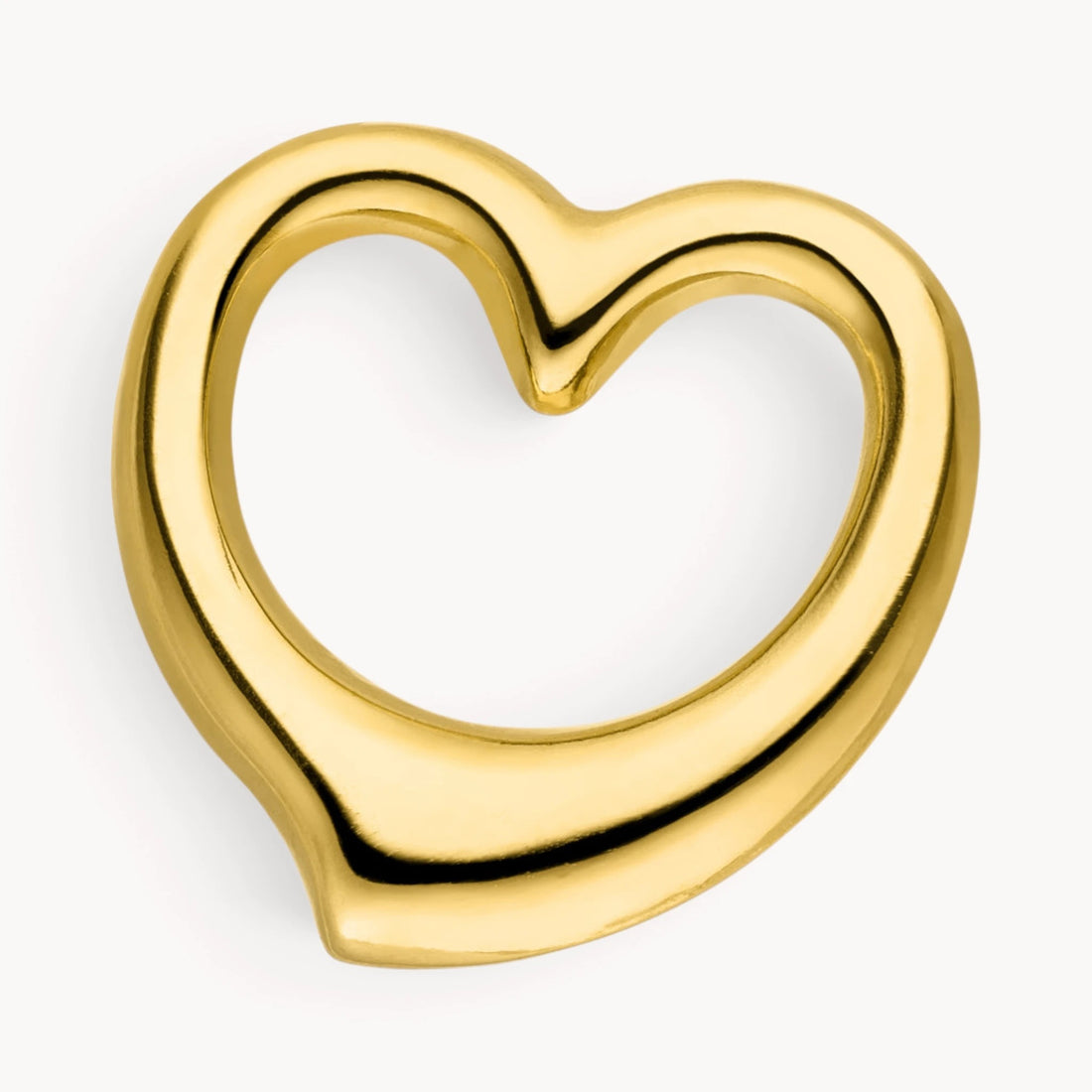 Herzanhänger „Swinging Heart“ in Gold &amp; Silber