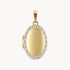 Medaillon in 585er Gelbgold mit Diamant