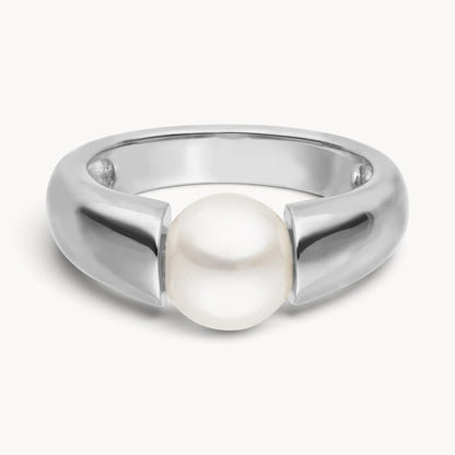 Ring in 585er Gold mit Zuchtperle