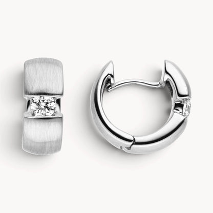 Creole in 585er Gold mit Diamant