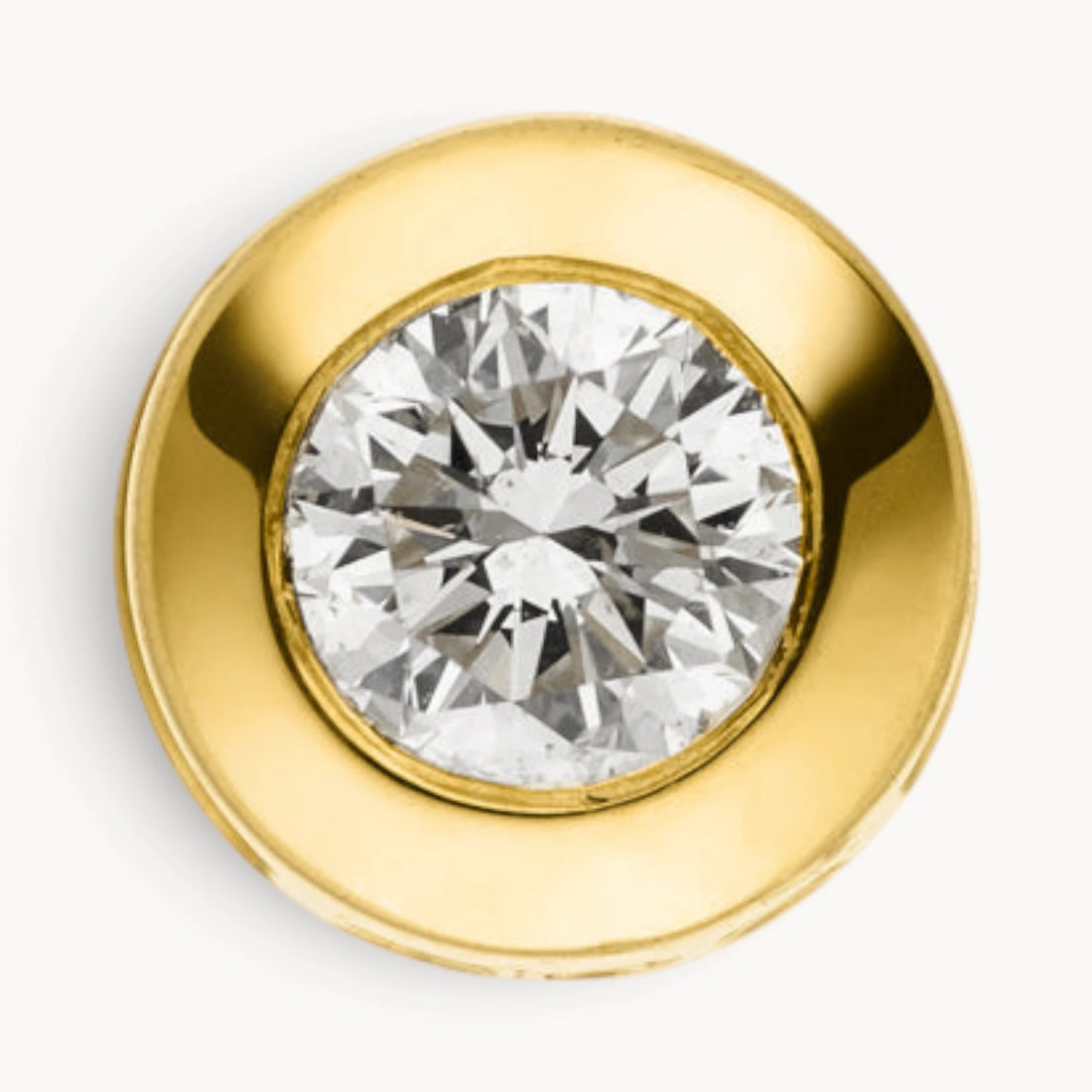 Anhänger in 585er Gold mit Diamant