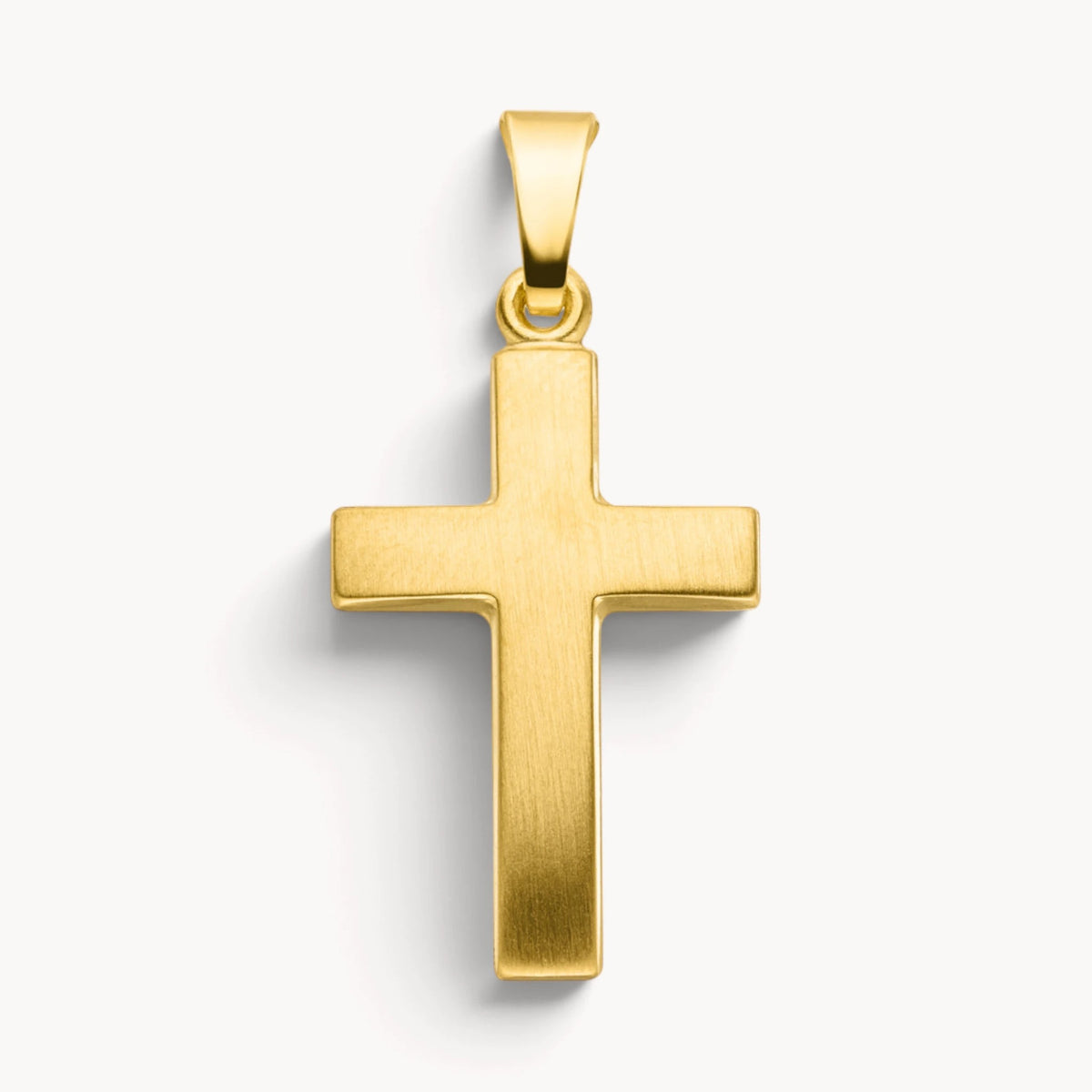 Kreuzanhänger in Gold &amp; Silber