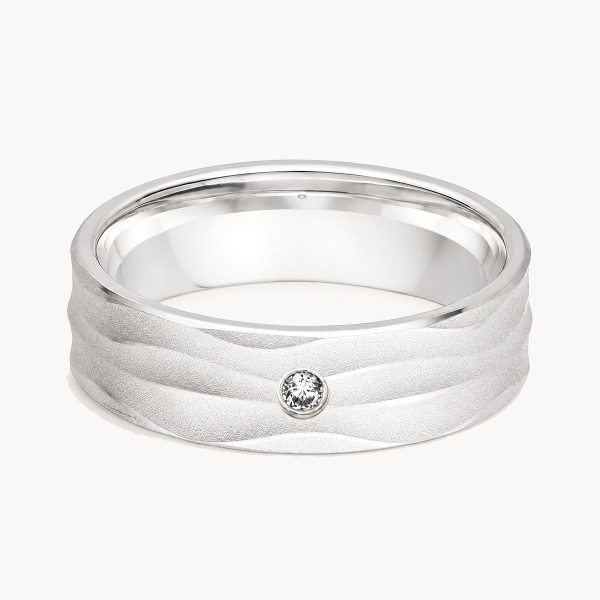 Freundschaftsring in 925er Silber mit Zirkonia