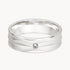 Freundschaftsring in 925er Silber mit Zirkonia
