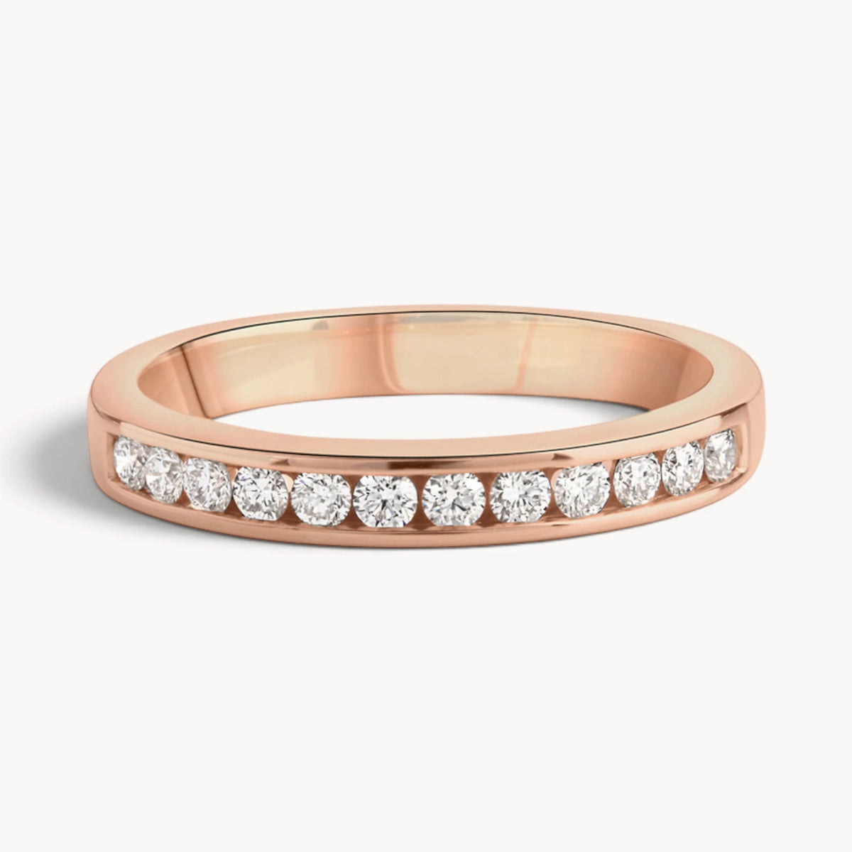 Memoirering in 585er Gold mit Diamanten