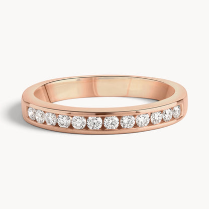 Memoirering in 585er Gold mit Diamanten