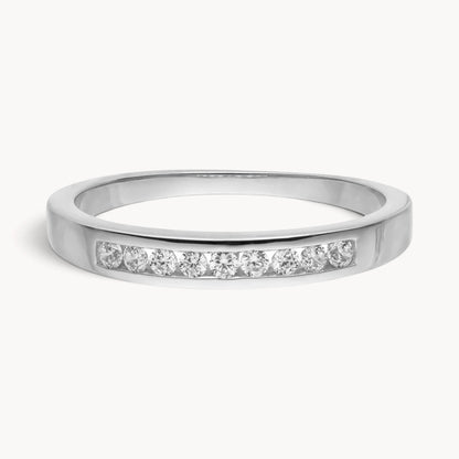 Damenring in 333er Gold mit Zirkonia