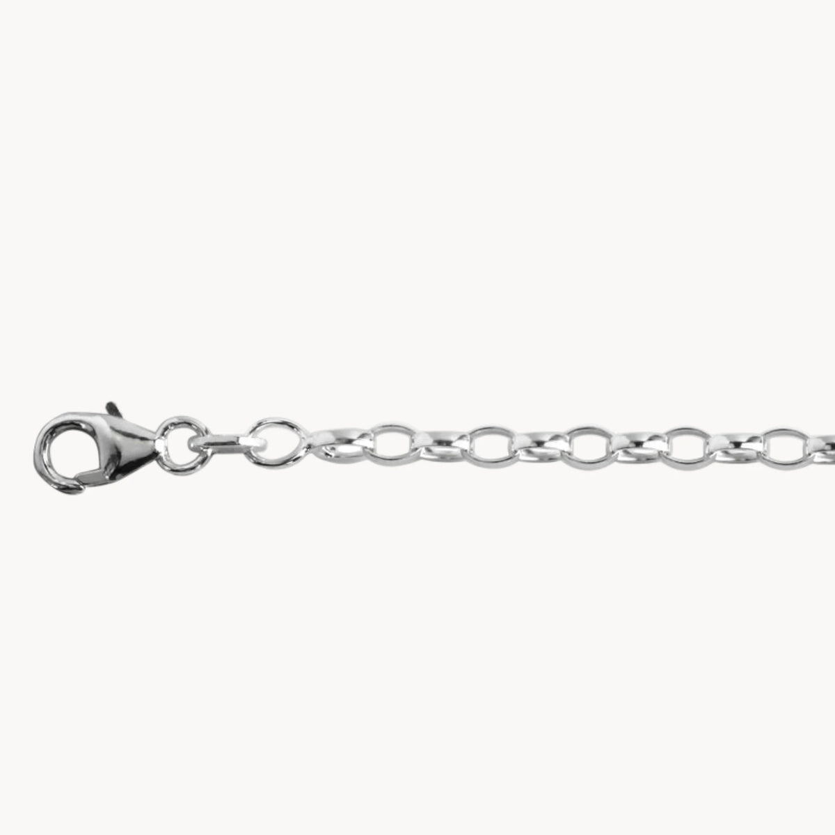 Collierkette Erbs oval, 2,5 mm