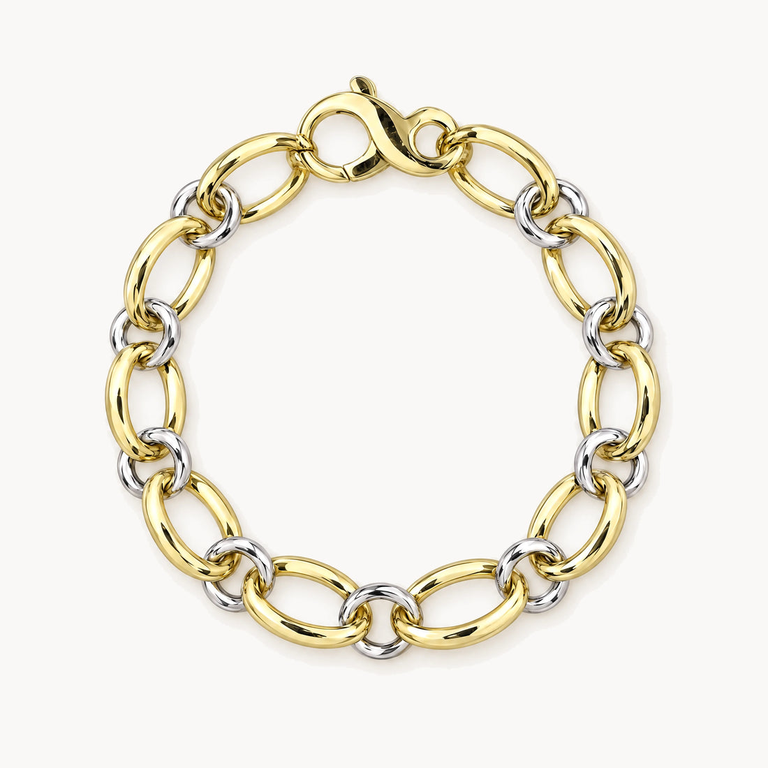 Armband in 585er Gelb-/Weißgold