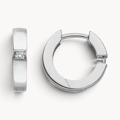 Creole in 585er Gold mit Diamant