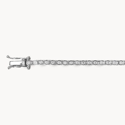 Tennisarmband in 585er Gold mit Diamant