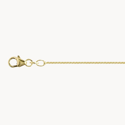 Collierkette Zopf, 1,1 mm