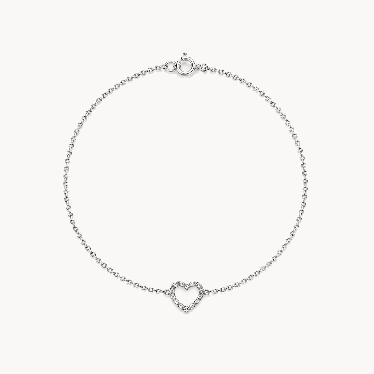 Armband in 333er Gold mit Zirkonia
