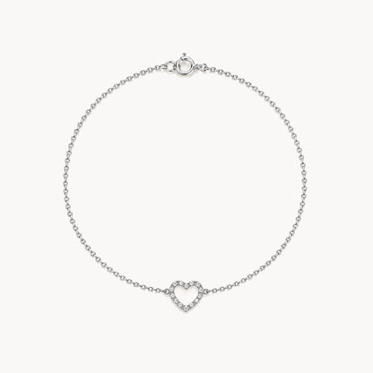 Armband in 333er Gold mit Zirkonia