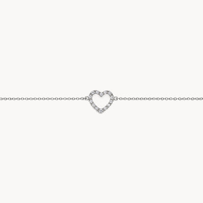 Armband in 333er Gold mit Zirkonia