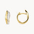 Creole in 585er Gelbgold mit Diamant