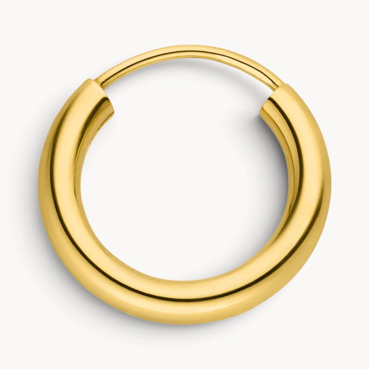 Runddrahtcreole in 333er Gelbgold