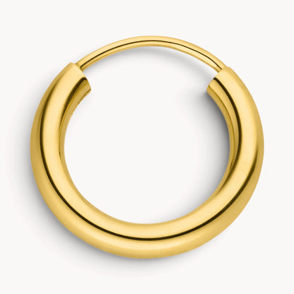 Runddrahtcreole in 333er Gelbgold