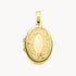 Medaillon in 333er Gelbgold