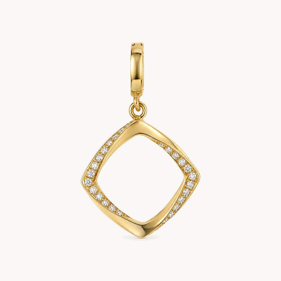 Einhänger in 585er Gelbgold mit Diamant