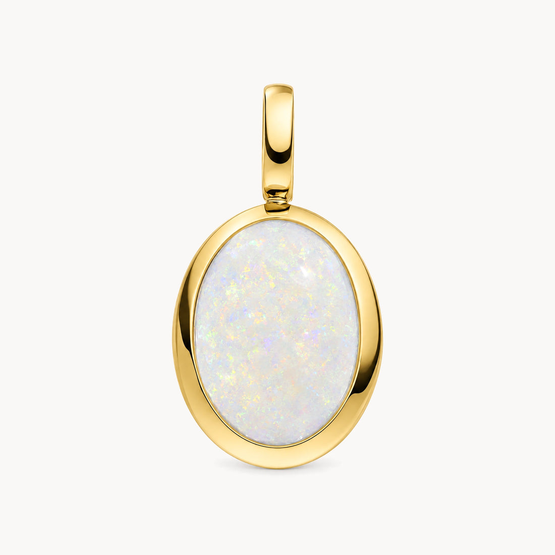 Anhänger in 585er Gelbgold mit Opal