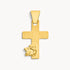 Kreuzanhänger in 333er Gelbgold
