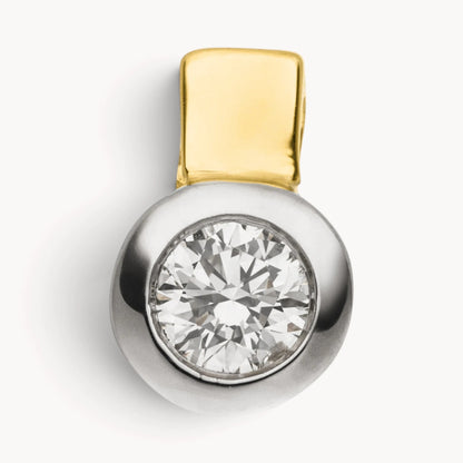 Anhänger in 585er Gold mit Diamant