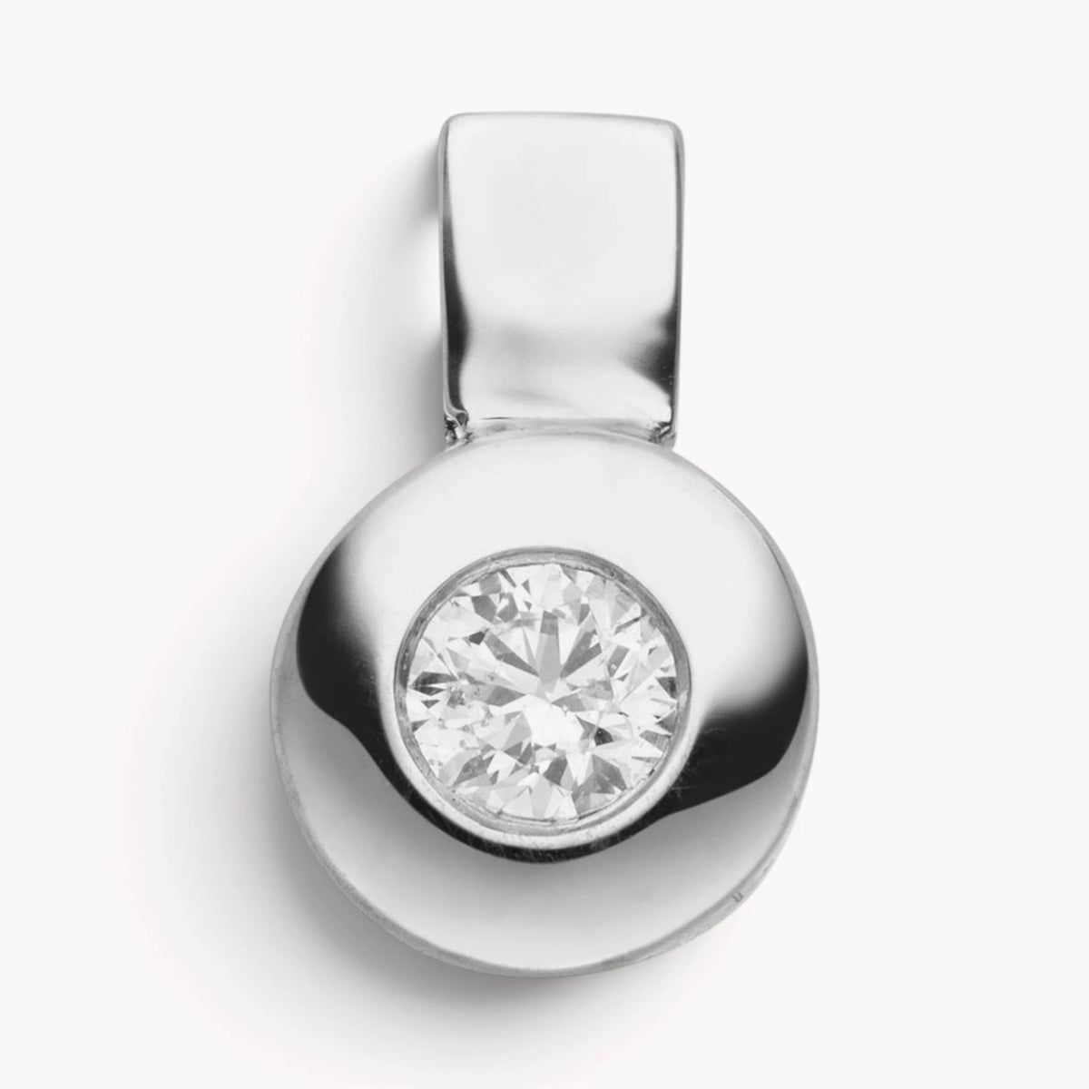 Anhänger in 585er Gold mit Diamant