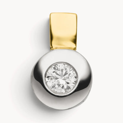 Anhänger in 585er Gold mit Diamant