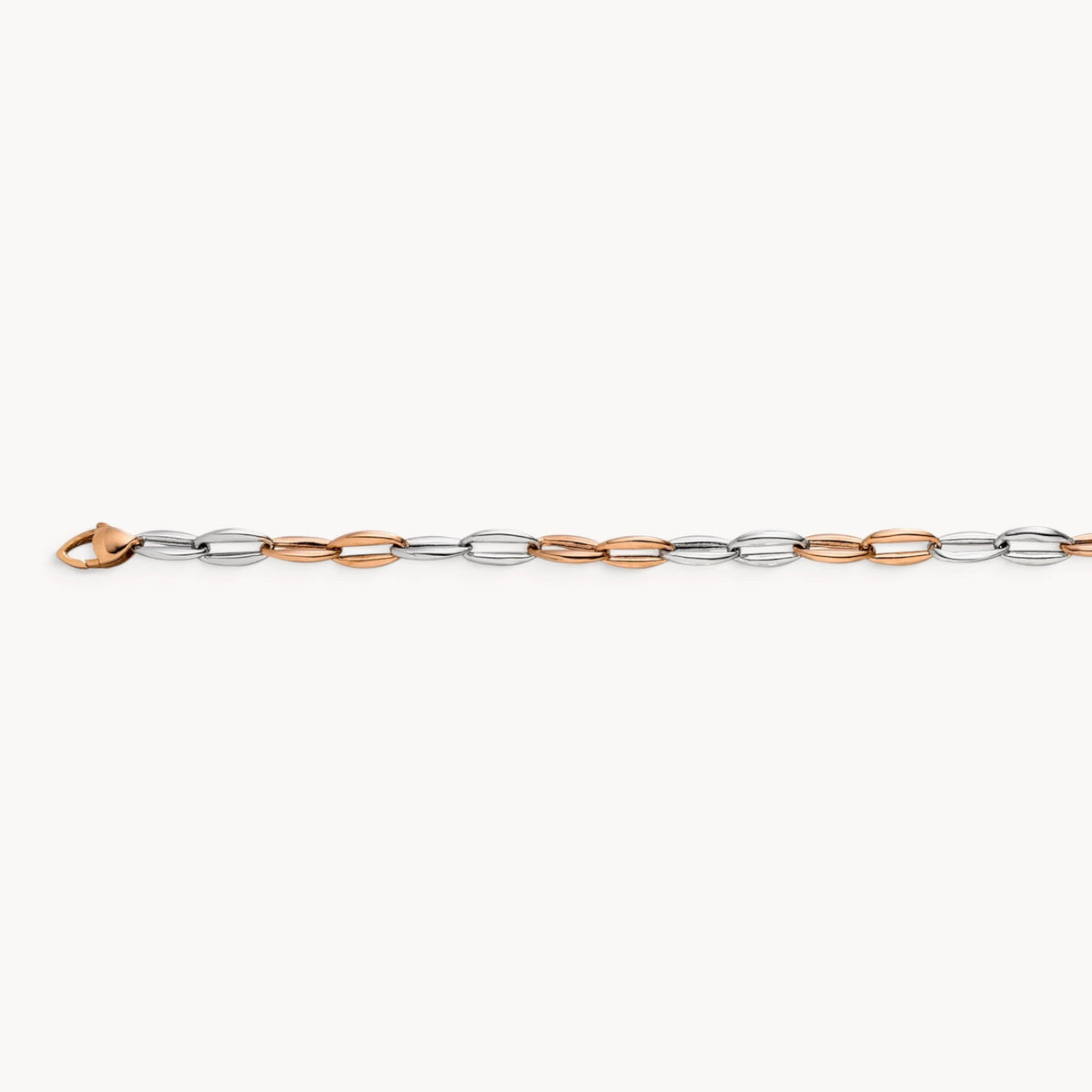 Armband &amp; Kette in 585er Rot-/Weißgold