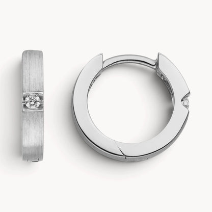 Creole in 585er Gold mit Diamant