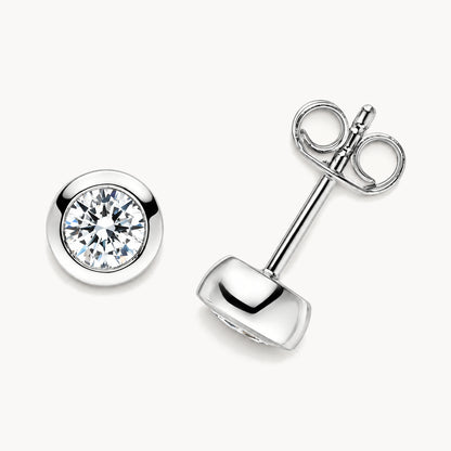 Ohrstecker 3er, Zargenfassung