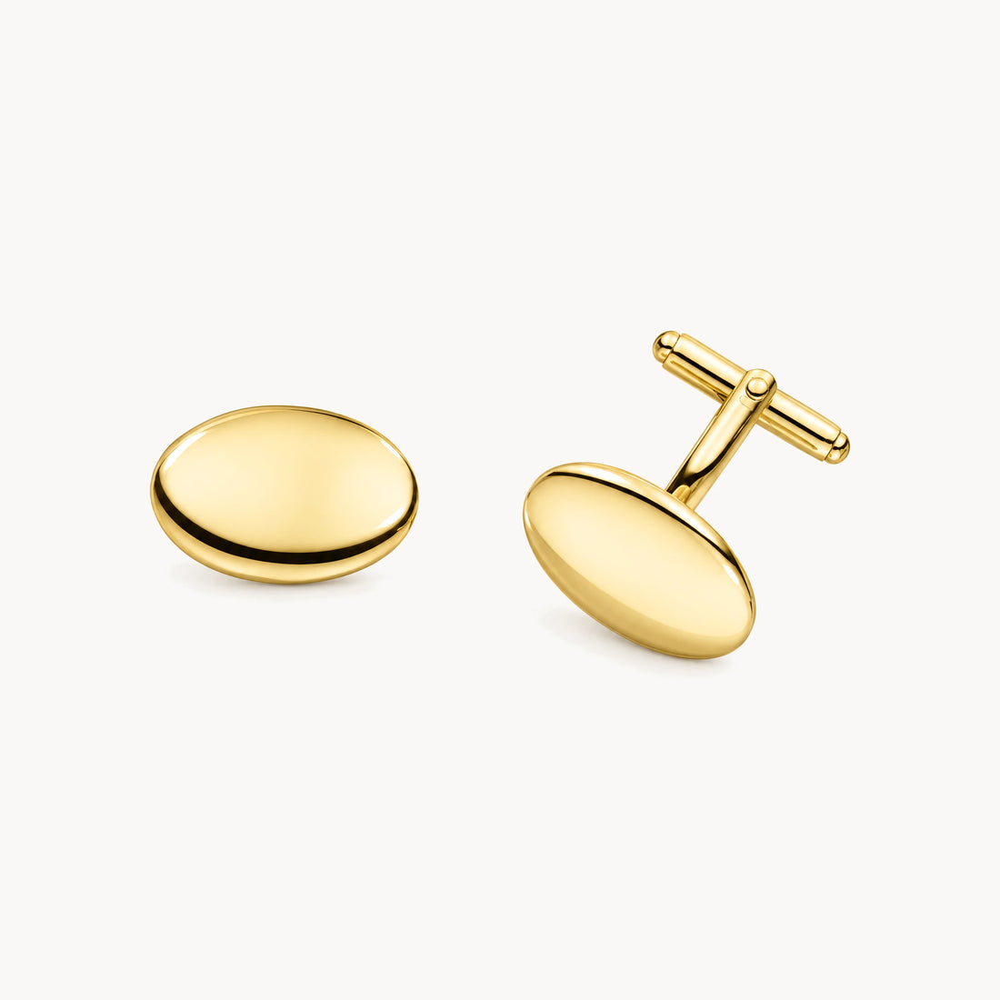 Manschettenknöpfe in 585er Gelbgold