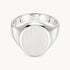 Herrenring in 925er Silber rhodiniert